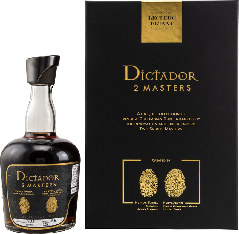 Dictador 1978 Two Masters Leclerc Briant 39yo 41.2% 700ml