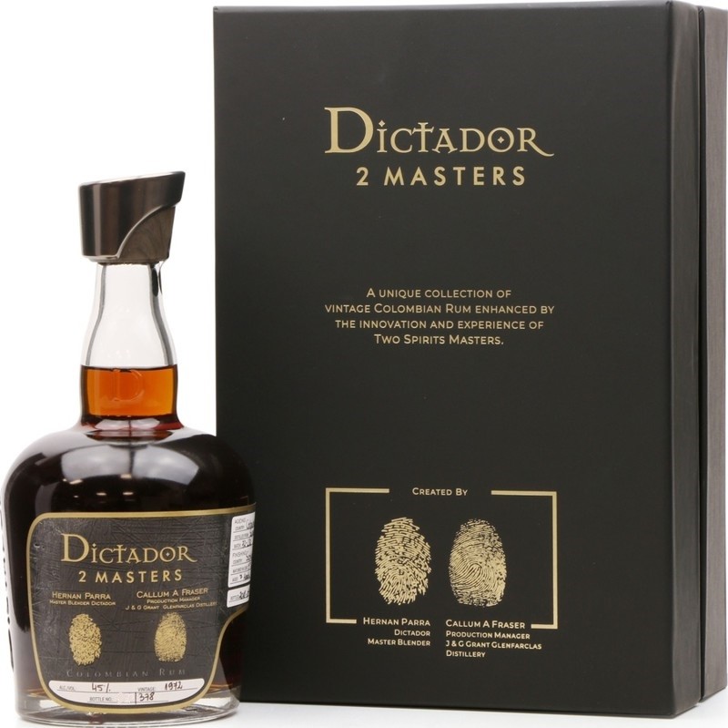 Dictador 1972 Two Masters Glenfarclas 1st Edition 45yo 45% 700ml