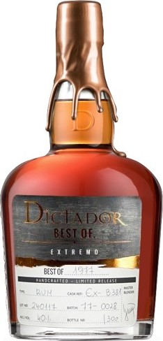 Dictador Best of 1977 Extremo 40% 700ml