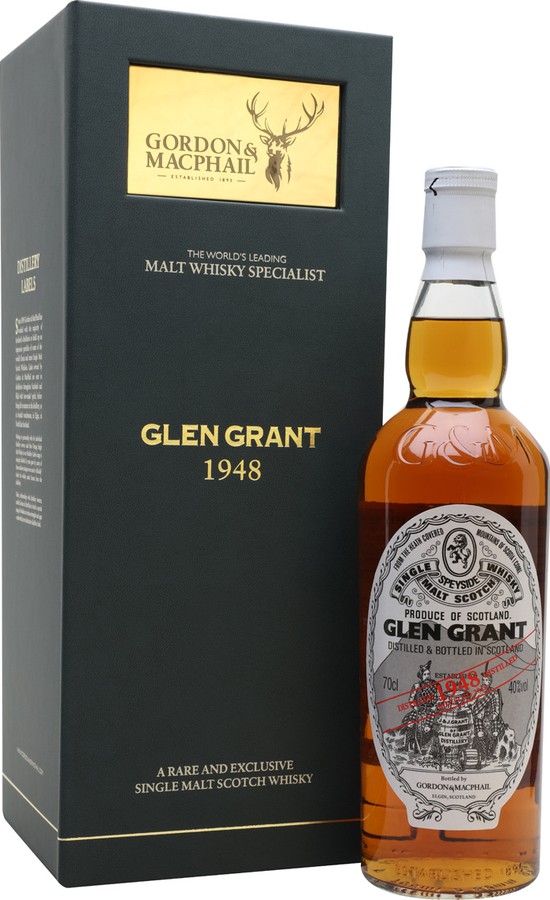 Glen Grant 1948 GM Licensed Bottling Sherry Casks 1363, 1367 & 2148 40% 700ml