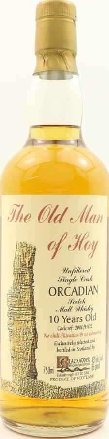 The Old Man of Hoy 10yo BA Orcadian Scotch Malt Whisky 2000/HO2 43% 750ml
