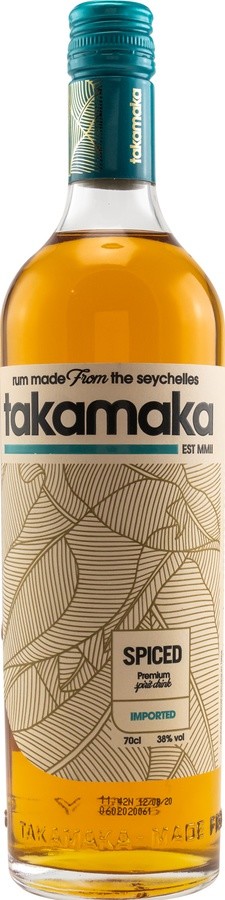 Takamaka Spiced 38% Spirit - Radar 50ml