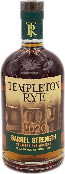 Templeton Rye 56.55% 750ml