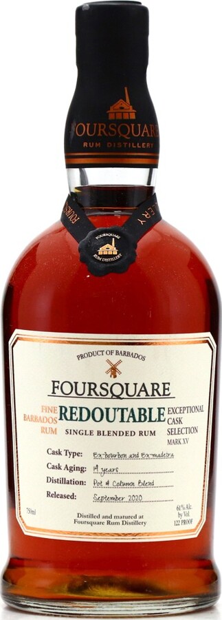 Foursquare Redoutable Exceptional Cask Selection Mark XV 14yo 61% 750ml