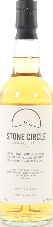 Stone Circle 10yo BR Ex-Bourbon Inverurie Whisky Shop 56.5% 700ml