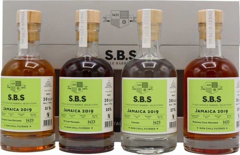 S.B.S 2019 Jamaica Experimental Cask Series Set 200ml