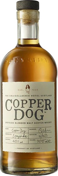 Copper Dog Speyside Blended Malt Scotch Whisky The Craigellachie Hotel Scotland 40% 700ml