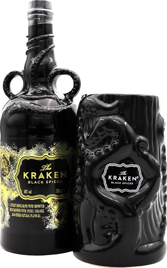 Kraken Black Spiced Giftbox With Mug 40% 700ml