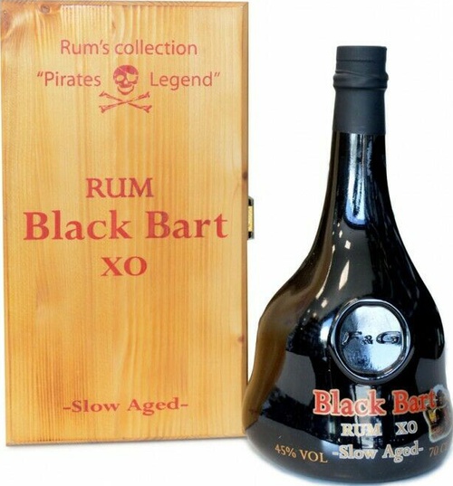 Black Bart Slow Aged XO Wooden Box 45% 700ml