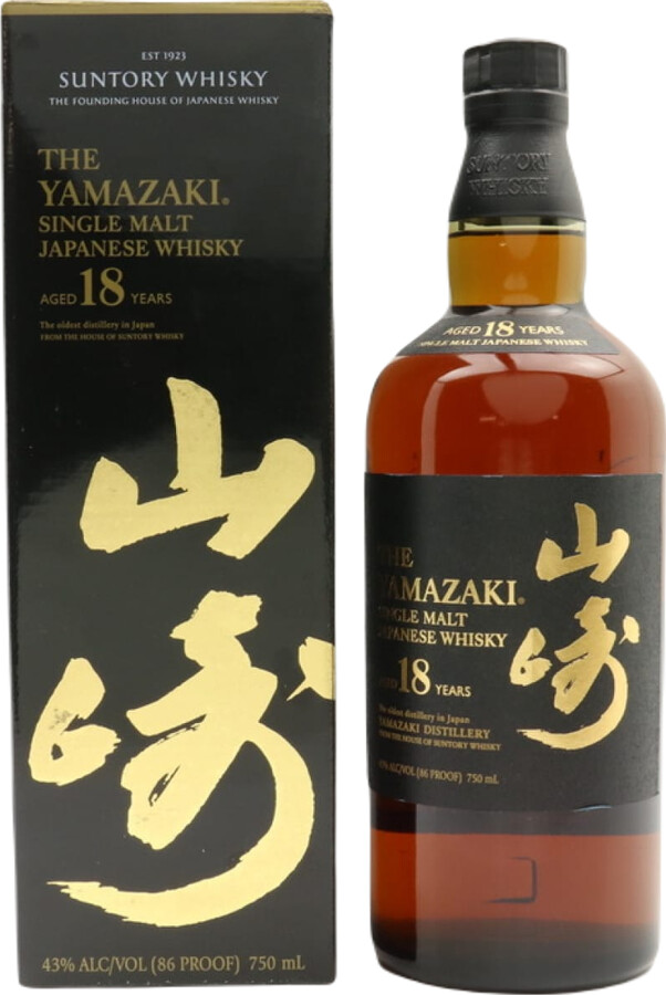 Yamazaki 18yo Sherry Bourbon Mizunara Casks 43% 750ml