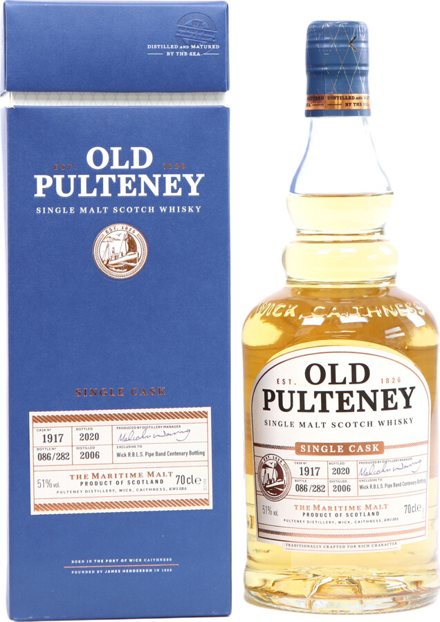 Old Pulteney 2006 #1917 51% 700ml