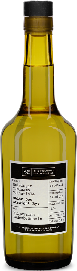 Helsinki Whisky White Dog Straight Rye 60.5% 500ml
