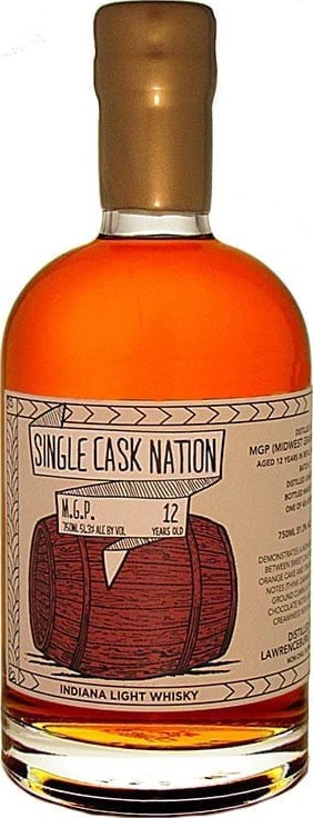 Single Cask Nation 12yo JWC Refill American Oak 51.3% 750ml