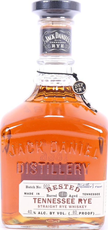 Jack Daniel's Rested Tennessee Rye Batch 02 40% 700ml