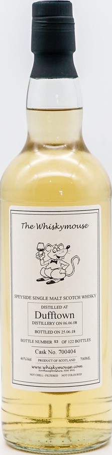 Dufftown 2008 #700404 The Whiskymouse 46% 700ml