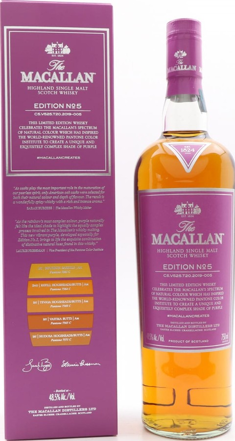 Macallan Edition No. 5 Oak Casks 48.5% 750ml
