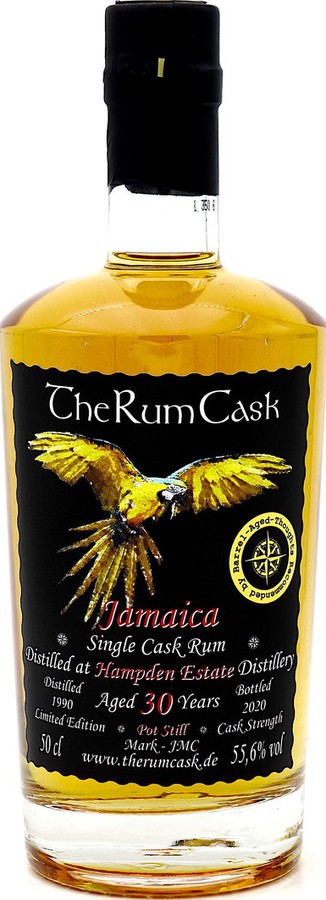 The Rum Cask 1990 Hampden JMC Jamaica Single Cask 30yo 55.6% 500ml