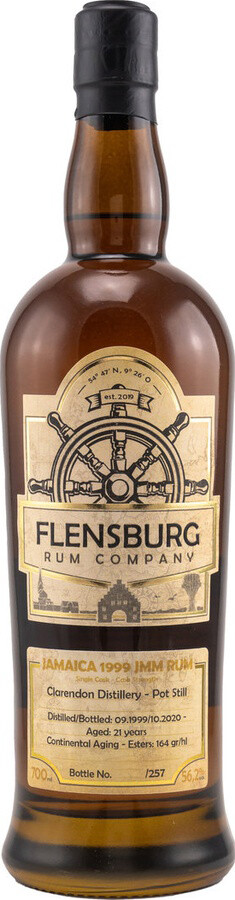 Flensburg Rum Company 1999 Monymusk Jamaica JMM 21yo 56.2% 700ml