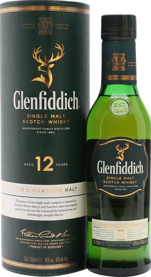 Glenfiddich 12yo 40% 350ml