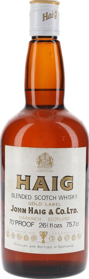 Haig Gold label Oak Casks Schneider-Import Bingen Rhein 40% 700ml