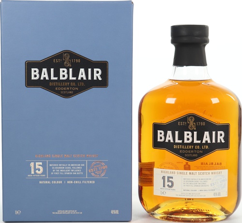 Balblair 15yo Travel Retail 46% 1000ml