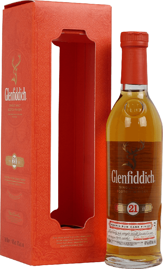 Glenfiddich 21yo Rum Cask Finish 43.2% 200ml
