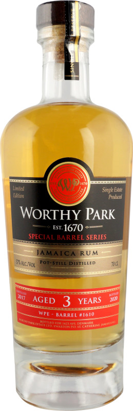 Worthy Park WPE Barrel #1610 3yo 57% 700ml
