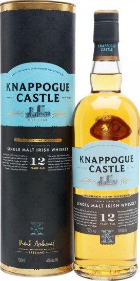Knappogue Castle 12yo Bourbon cask 40% 700ml