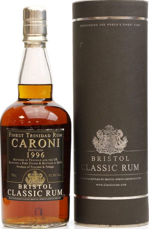 Bristol Classic 1996 Caroni Finest Trinidad 18yo 51.5% 700ml