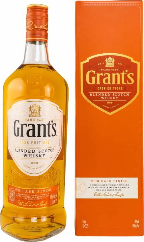 Grant's Rum Cask Finish 40% 1000ml