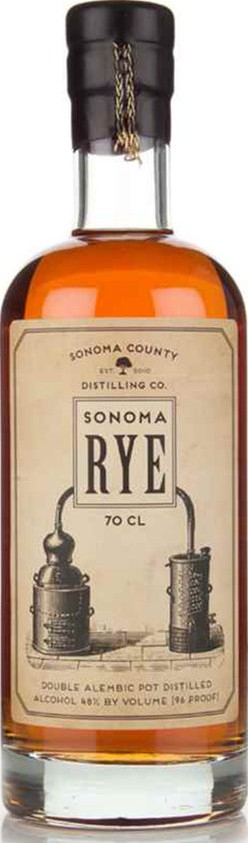 Sonoma County Rye New Charred American Oak 48% 700ml