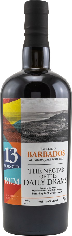 The Nectar of the Daily Drams 2007 Foursquare Barbados 13yo 50% 700ml