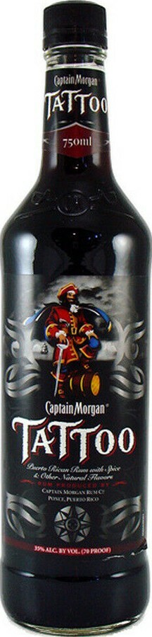 Captain Morgan Tattoo 35 375ml  Spirit Radar