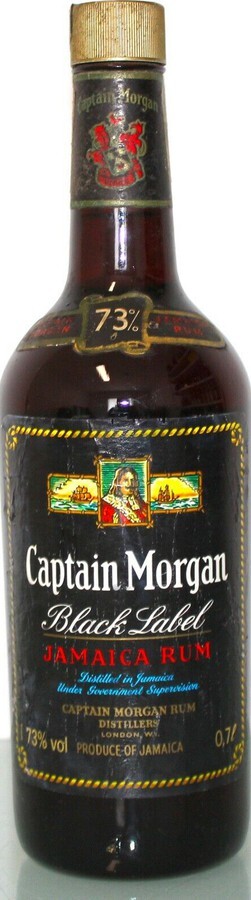 Captain Morgan Black Label Jamaica Rum 73% 700ml