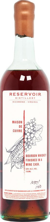 Reservoir Maison De Cuivre French oak Merlot wine casks 50% 750ml