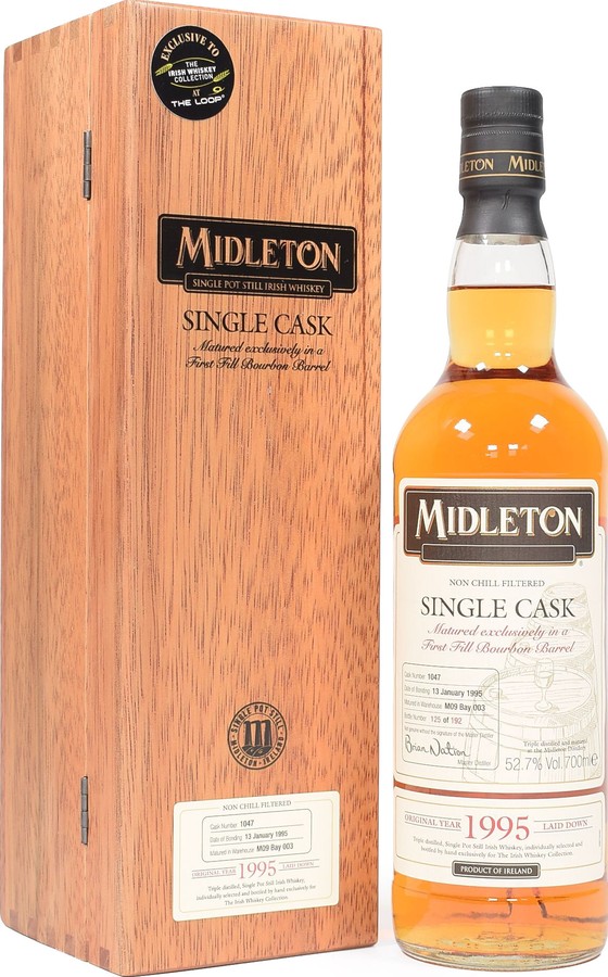 Midleton 1995 First Fill Bourbon #1047 52.7% 700ml
