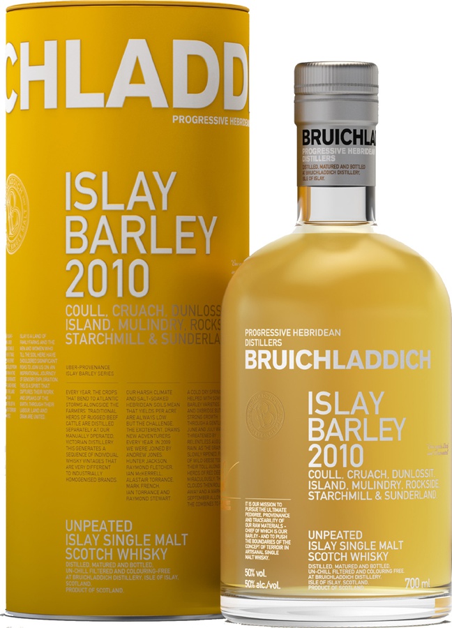 Bruichladdich 2010 Islay Barley Ex-Bourbon Casks 50% 700ml