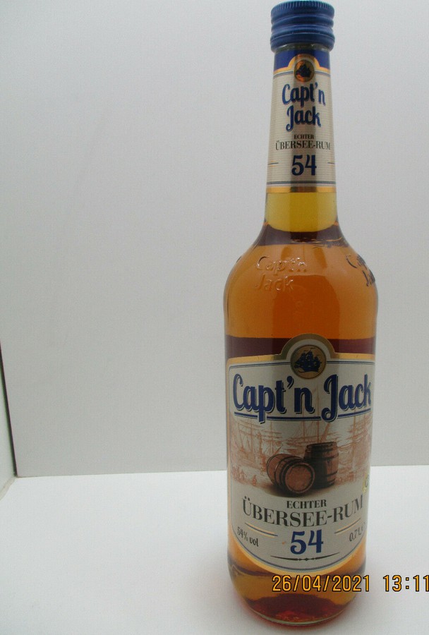Captn Jack Echter Ubersee Rum 54% 700ml