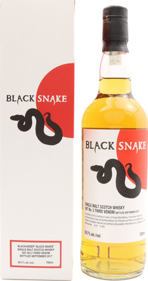 Black Snake 3rd Venom Oloroso Cask Finish 59.7% 700ml