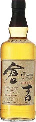 The Kurayoshi 8yo Sherry Cask 46% 750ml