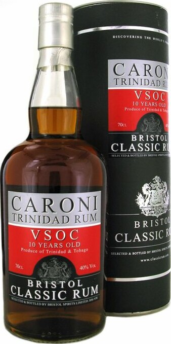 Bristol Classic Caroni VSOC Trinidad & Tobago 10yo 40% 700ml