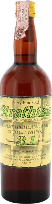 Strathisla 21yo Sherry Wood Sestante Import 40% 750ml