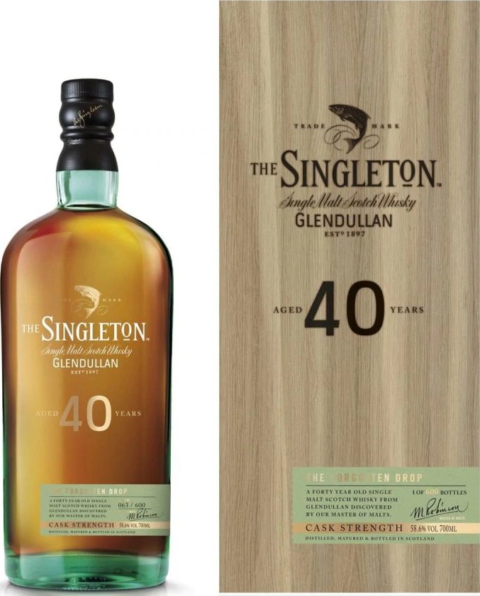 The Singleton of Glendullan 40yo Refill American Oak 58.6% 700ml