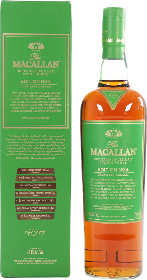 Macallan Edition No. 4 48.4% 750ml