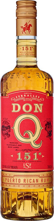 Don Q 151 Overproof Rum 75.5% 700ml