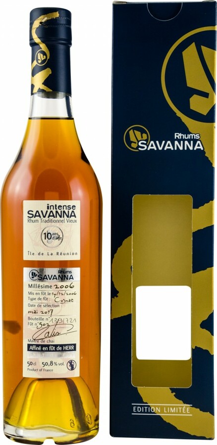 Savanna 2006 Traditionnel Finish HERR 10yo 50.8% 500ml