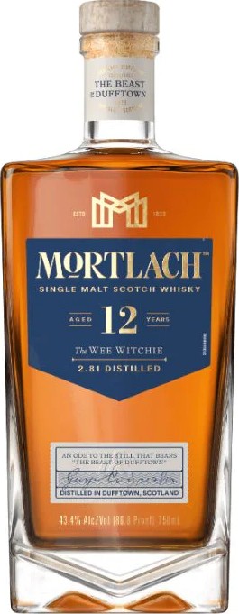 Mortlach 12yo Ex-Sherry & ex-Bourbon casks 43.4% 750ml