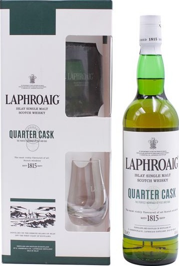 Laphroaig Quarter Cask Gift Set 48% 700ml