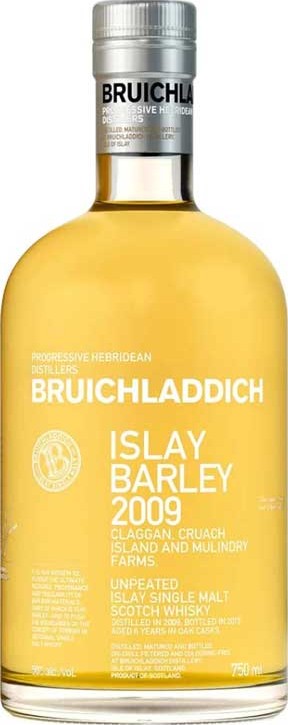 Bruichladdich 2009 Islay Barley Oak 50% 750ml