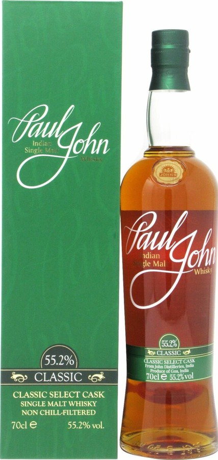 Paul John Classic Select Cask 55.2% 700ml